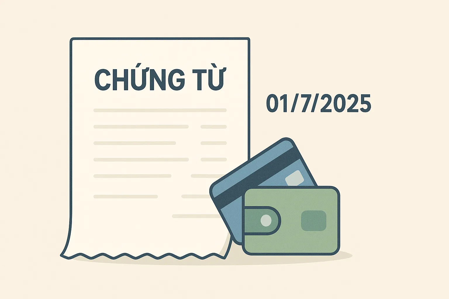 Từ 01/7/2025, khấu trừ thuế giá trị gia tăng phải có chứng từ thanh toán không dùng tiền mặt