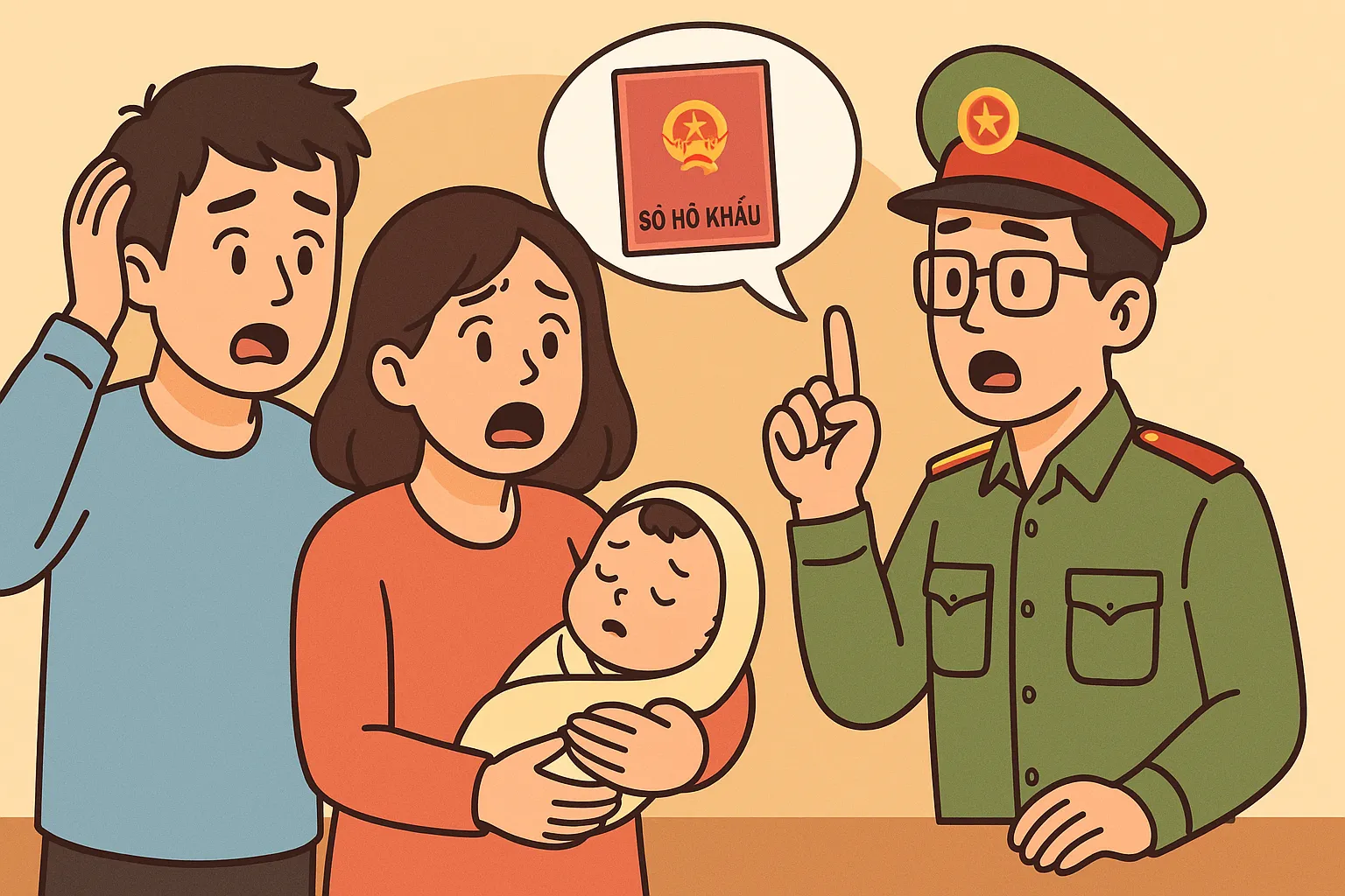 Nhập hộ khẩu cho con muộn có bị phạt không?