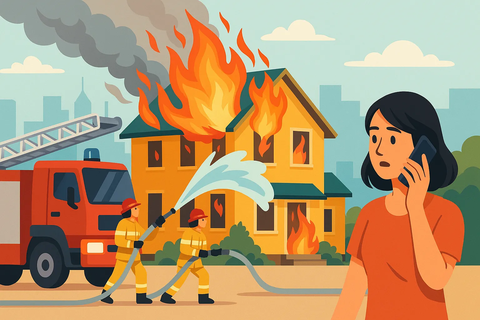 Gọi xe cứu hỏa đến chữa cháy có mất phí không?
