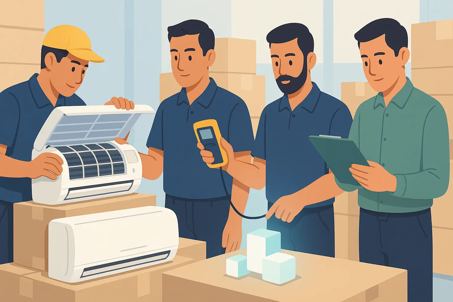 Áp dụng nội dung bảo vệ tầng ô-dôn trong lĩnh vực thương mại điện lạnh