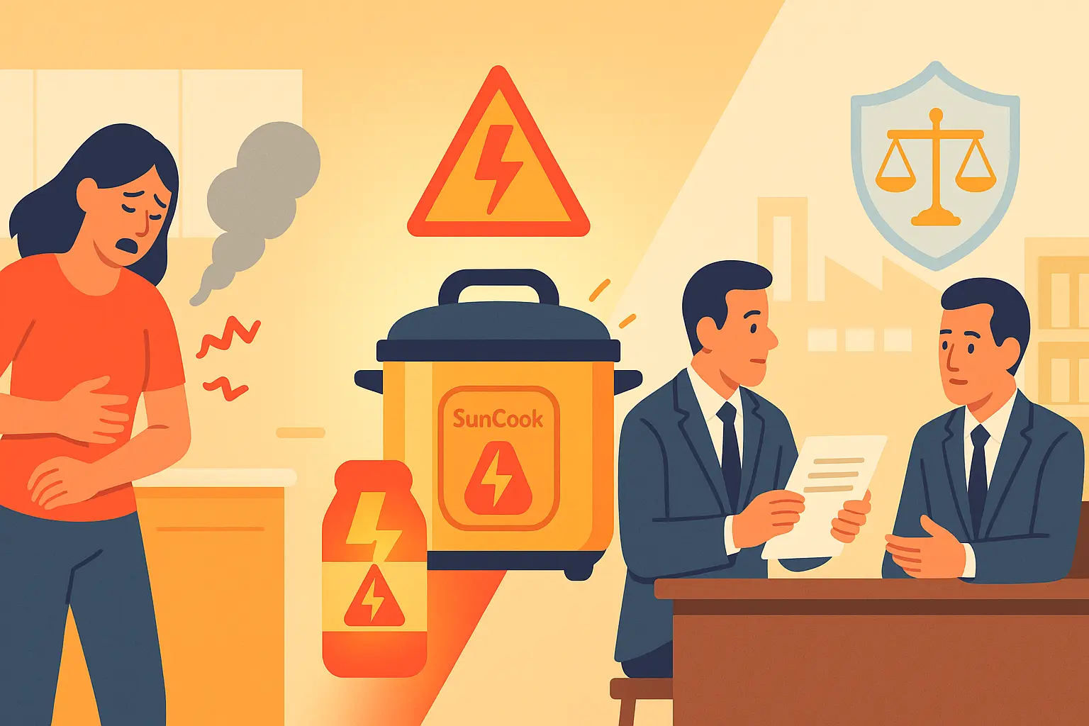 Người tiêu dùng bị bỏng do nồi điện cũ đã có cảnh báo hỏng tại Thành phố Hà Nội