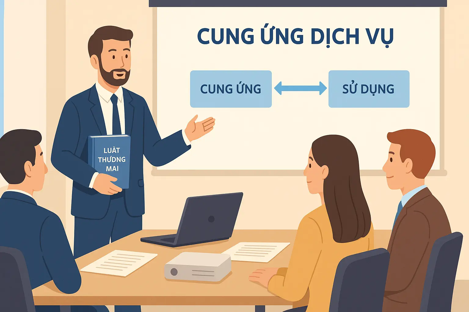 Cung ứng dịch vụ theo Luật Thương mại là gì?