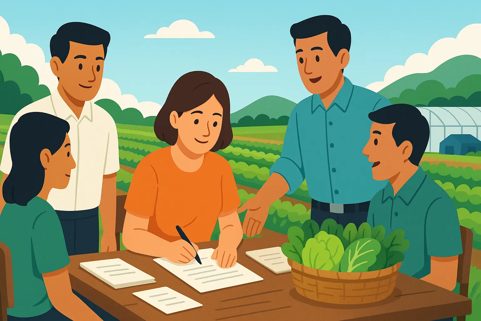 Gia nhập tổ hợp tác trồng rau hữu cơ tại TP. Cần Thơ