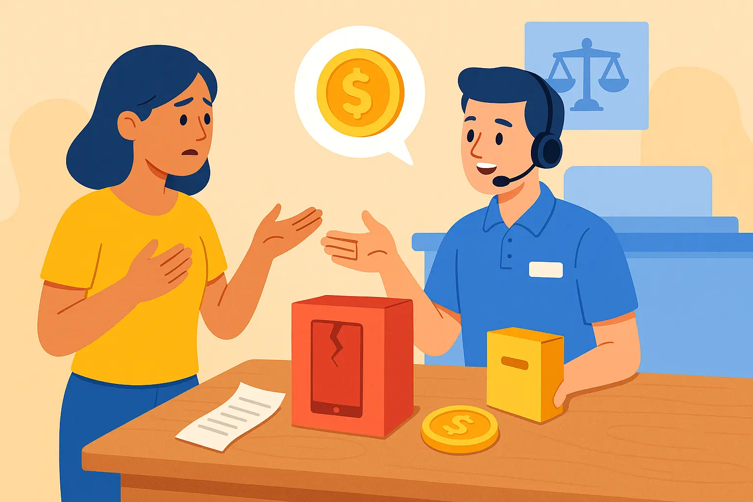 Không đổi sản phẩm, hàng hóa mới tương tự trong thời hạn bảo hành bị xử lý thế nào?