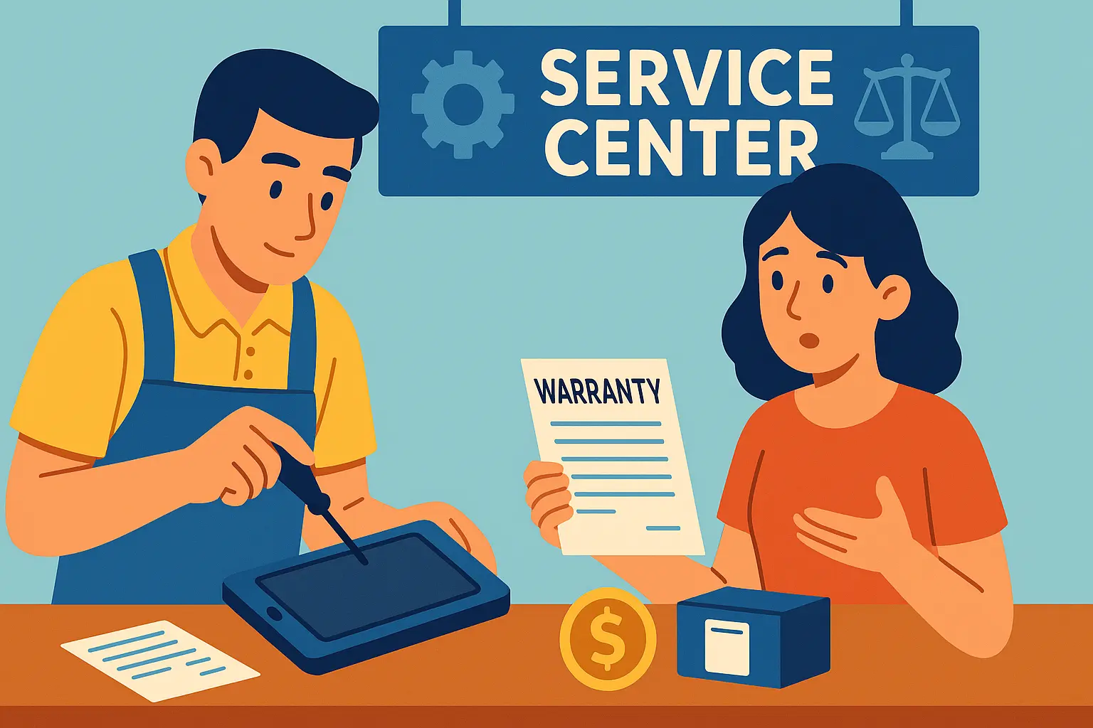 Việc đổi sản phẩm, hàng hóa mới tương tự trong thời hạn bảo hành thuộc trách nhiệm của ai?