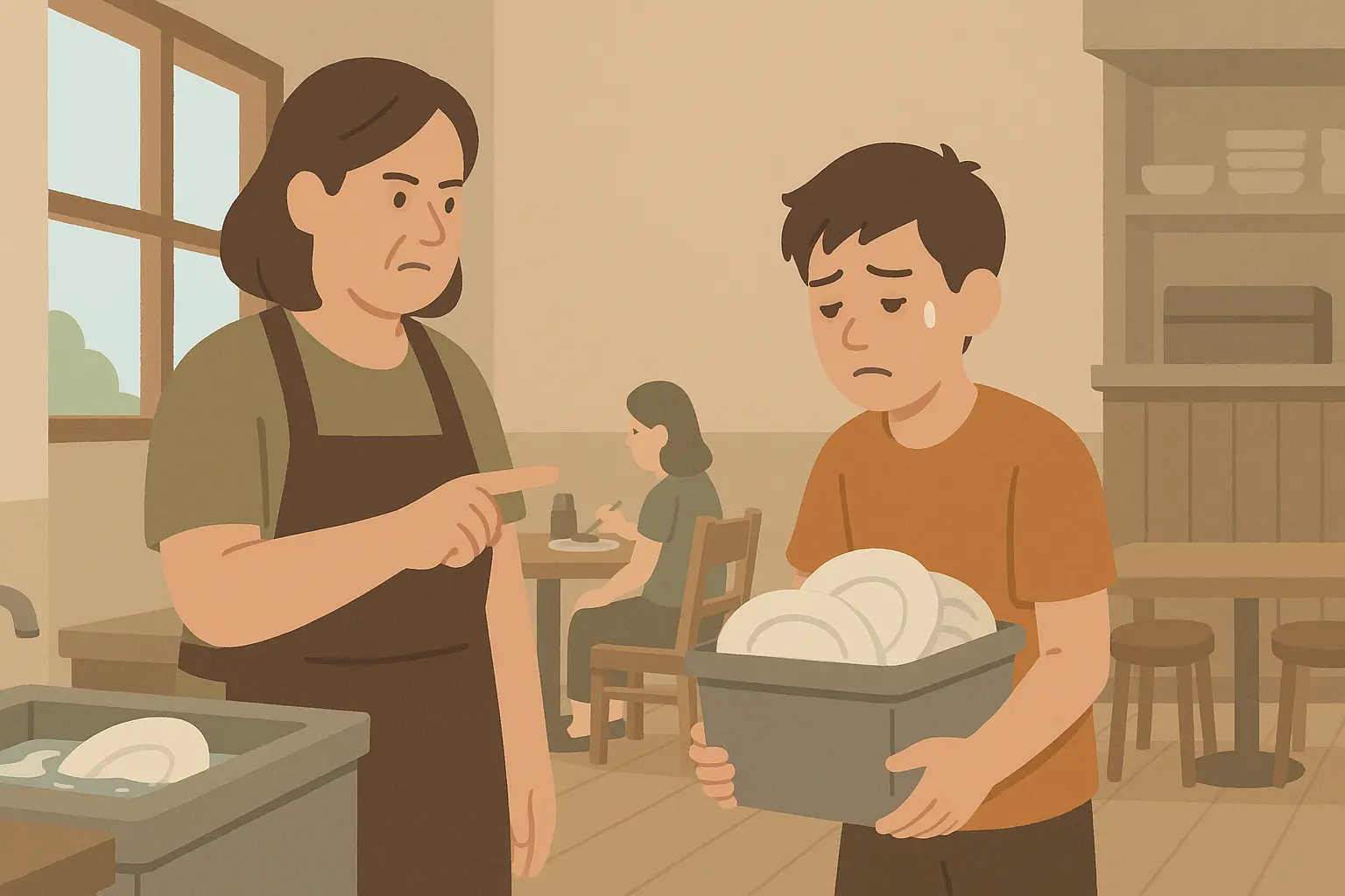 Nhận nuôi trẻ để làm việc nhà