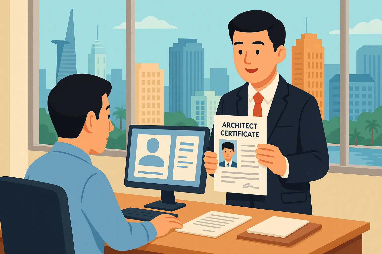 Kiến trúc sư người Hàn Quốc xin hành nghề tại TP. Hồ Chí Minh