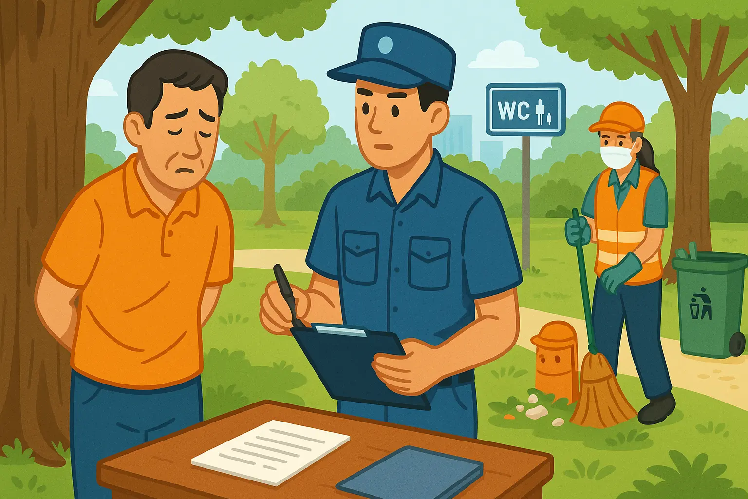 Phóng uế bừa bãi nơi công cộng bị xử phạt như thế nào?