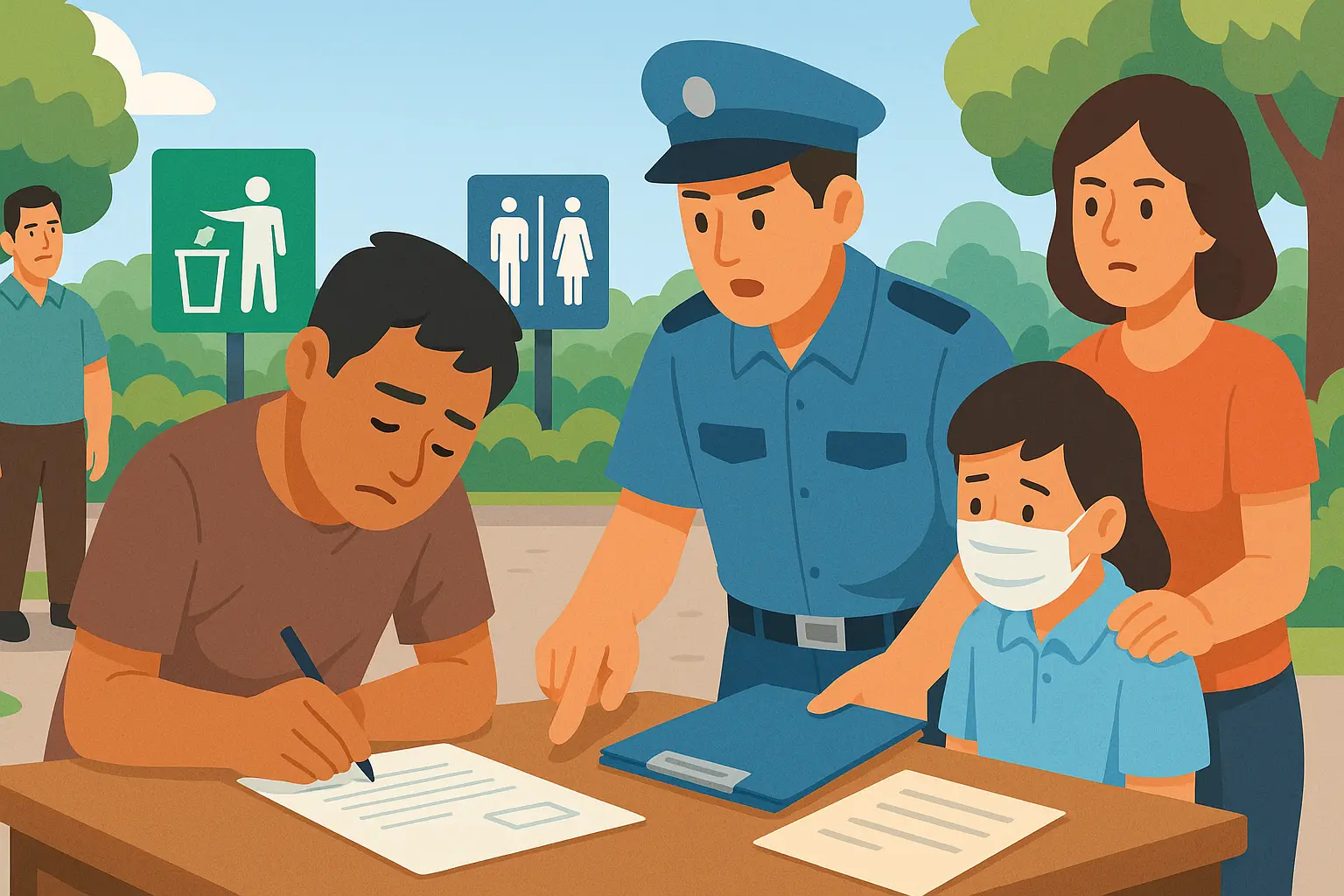 Phóng uế bừa bãi nơi công cộng bị xử phạt như thế nào?