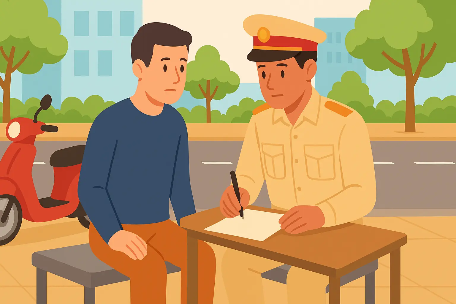 Người đi bộ không vẫy tay khi sang đường có bị phạt không?