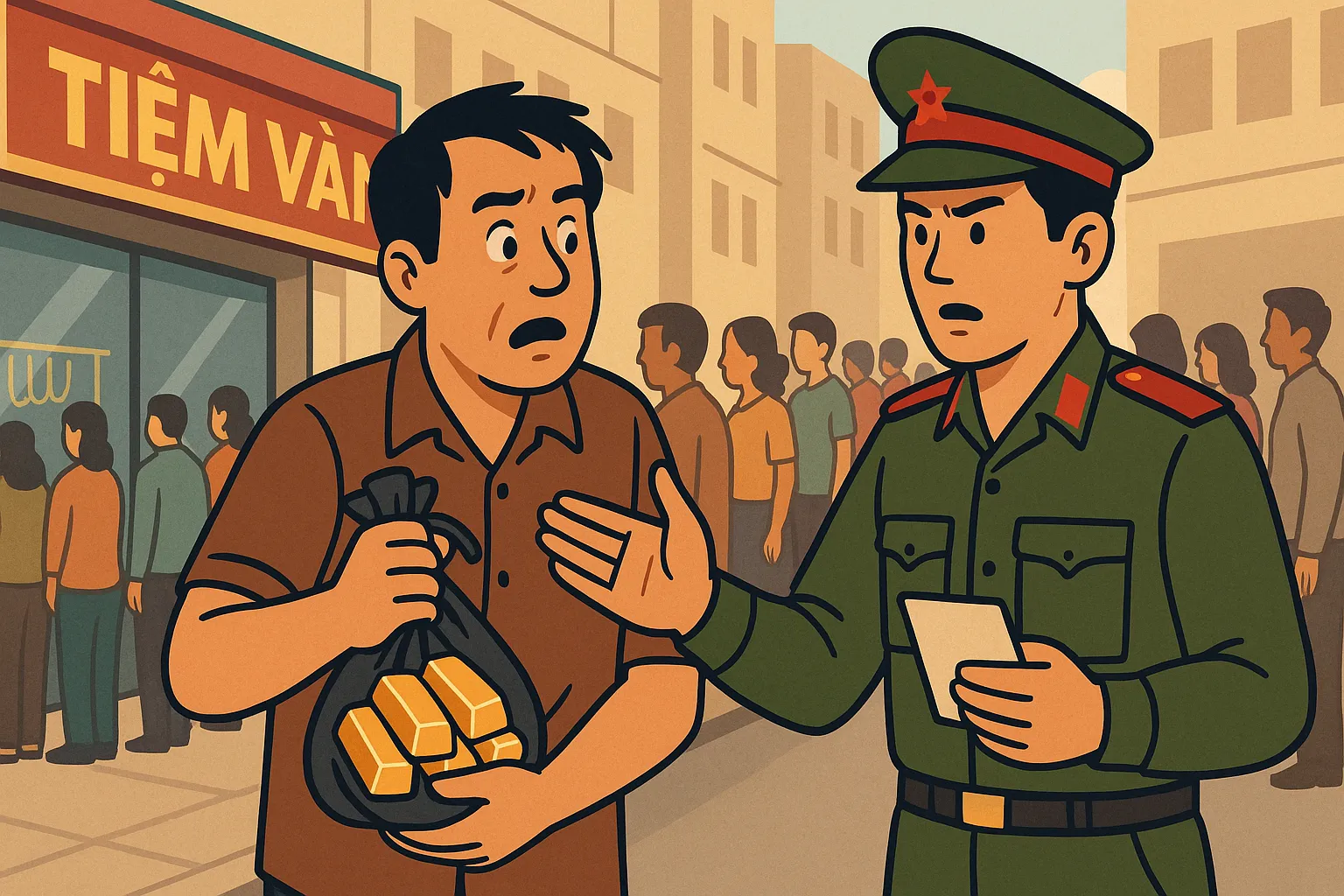 Đầu cơ vàng miếng có thể bị phạt hành chính như thế nào?