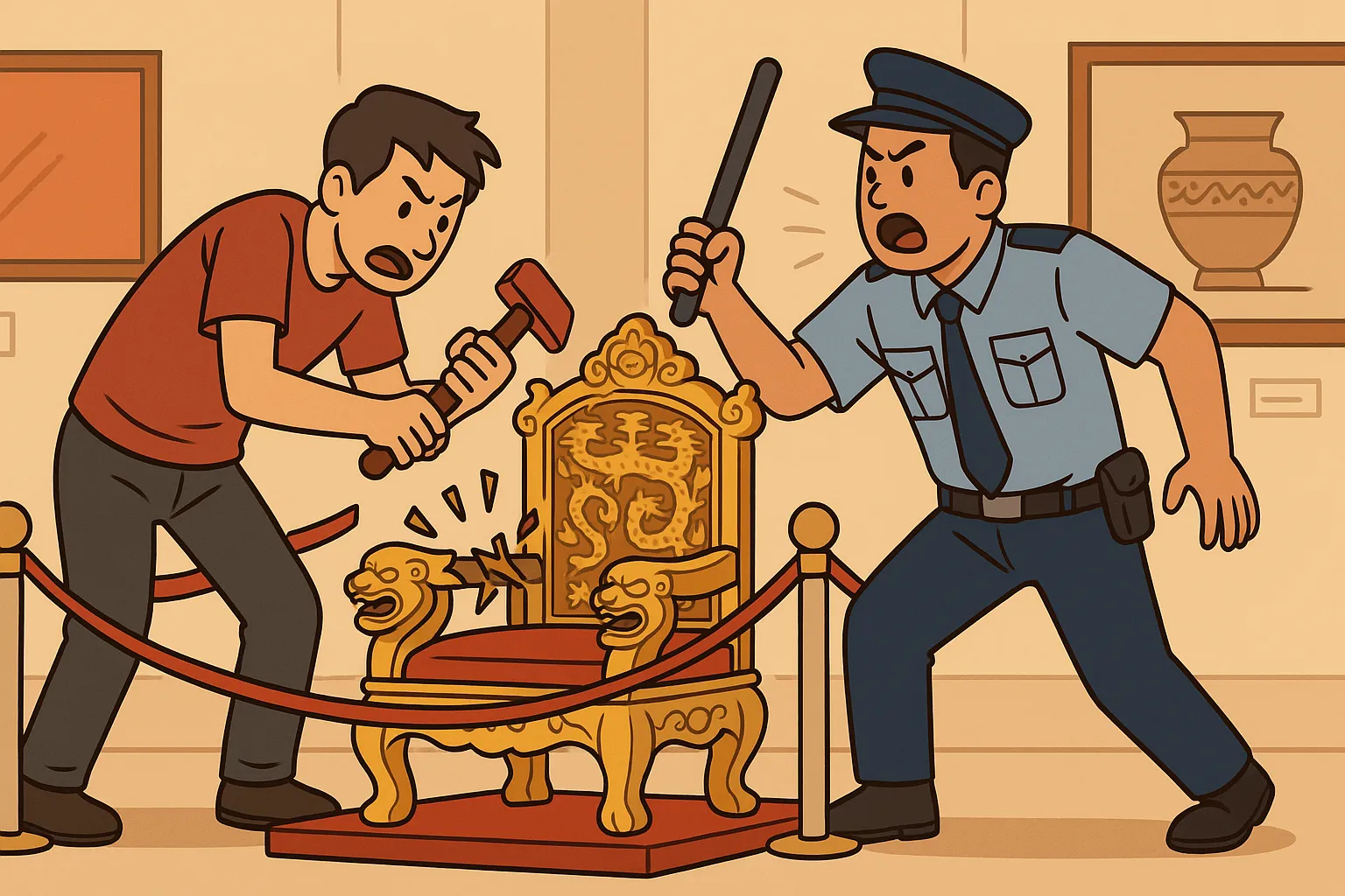 Hình phạt đối với tội hủy hoại và cố ý làm hư hỏng bảo vật quốc gia là gì?