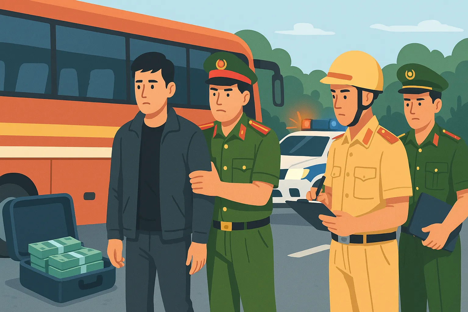 Tình huống giả định - Vận chuyển tiền giả bị xử lý như thế nào?