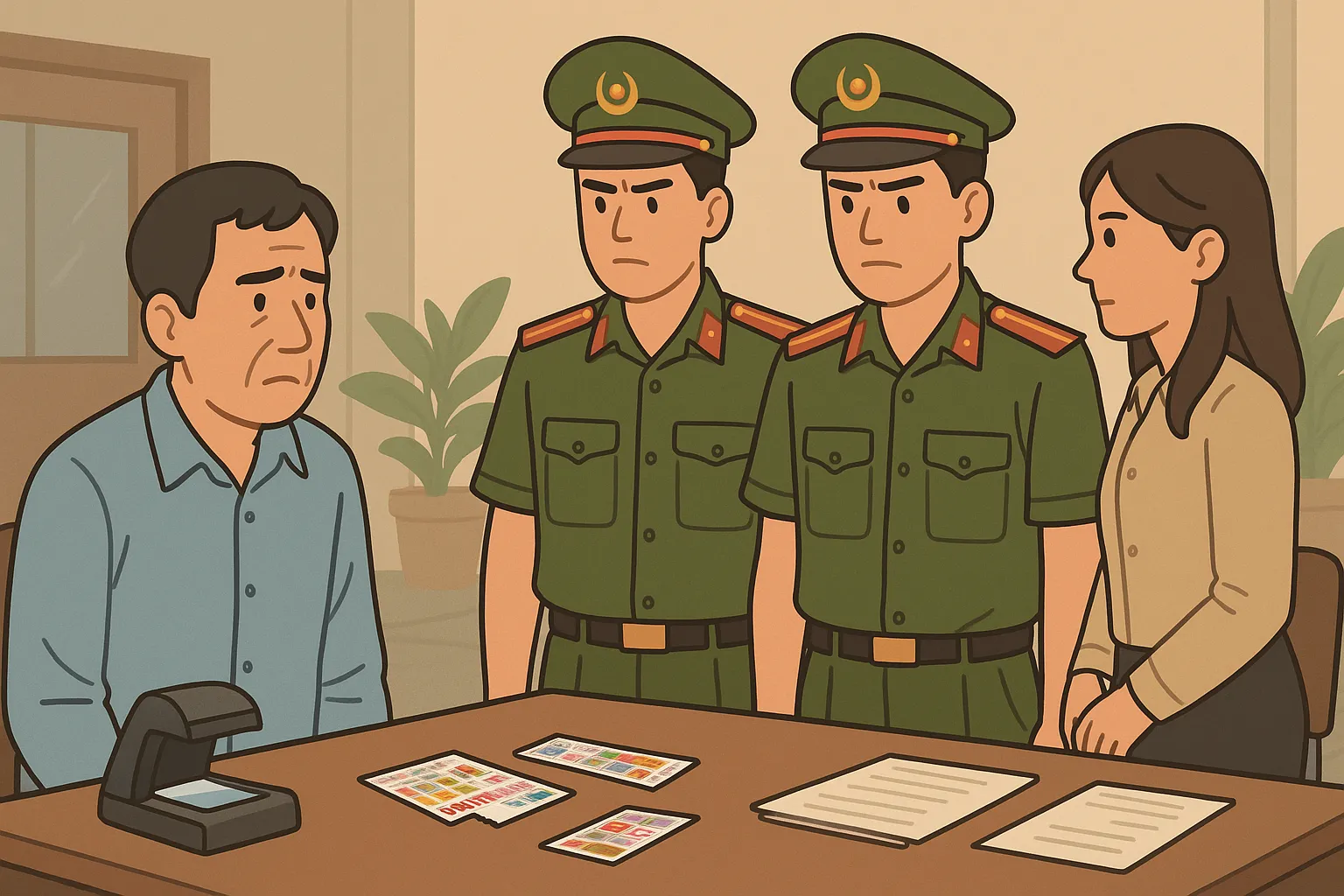 Đem vé số giả đi nhận thưởng bị xử lý như thế nào?