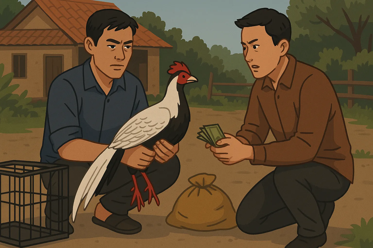 Nuôi, bán Gà lôi trắng không giấy tờ bị xử phạt thế nào?