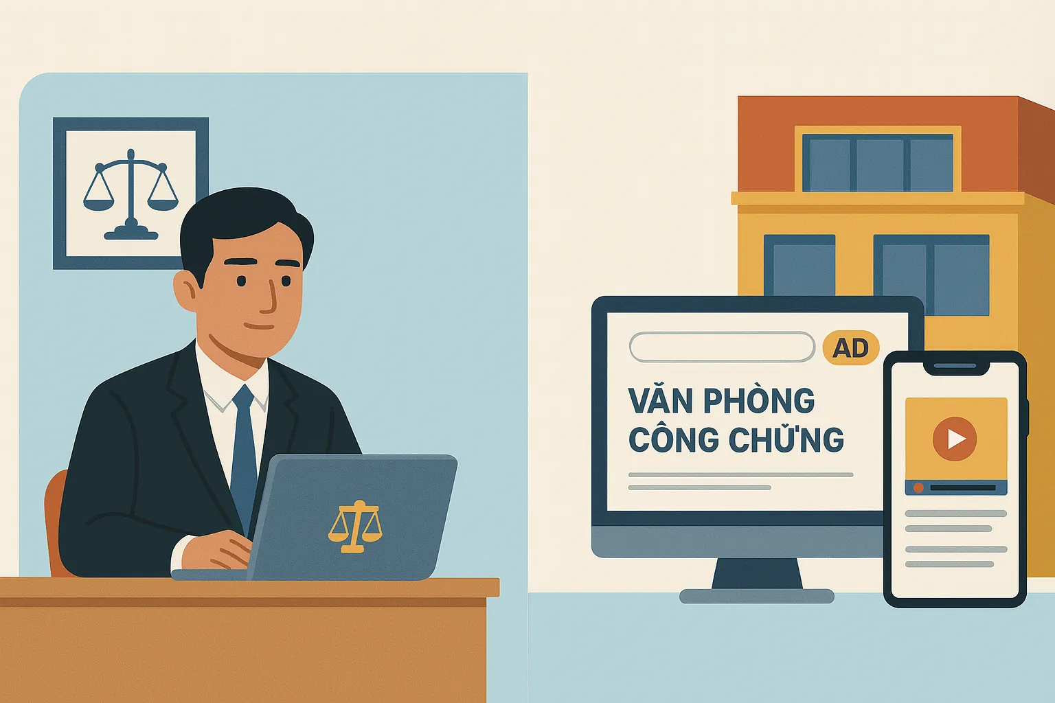 Tình huống giả định - Quảng cáo văn phòng công chứng tư nhân sai quy định bị phạt bao nhiêu?