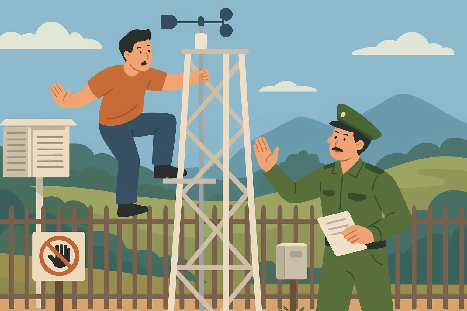 Những hành vi nào bị nghiêm cấm trong hoạt động khí tượng thủy văn?