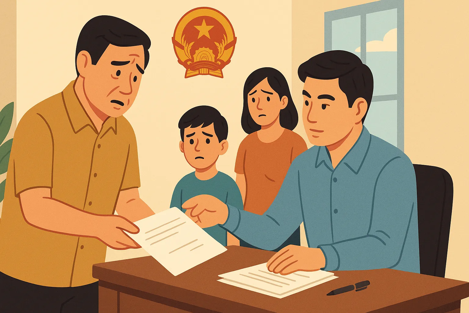 Chồng giấu vợ thay đổi họ tên của con có được không?