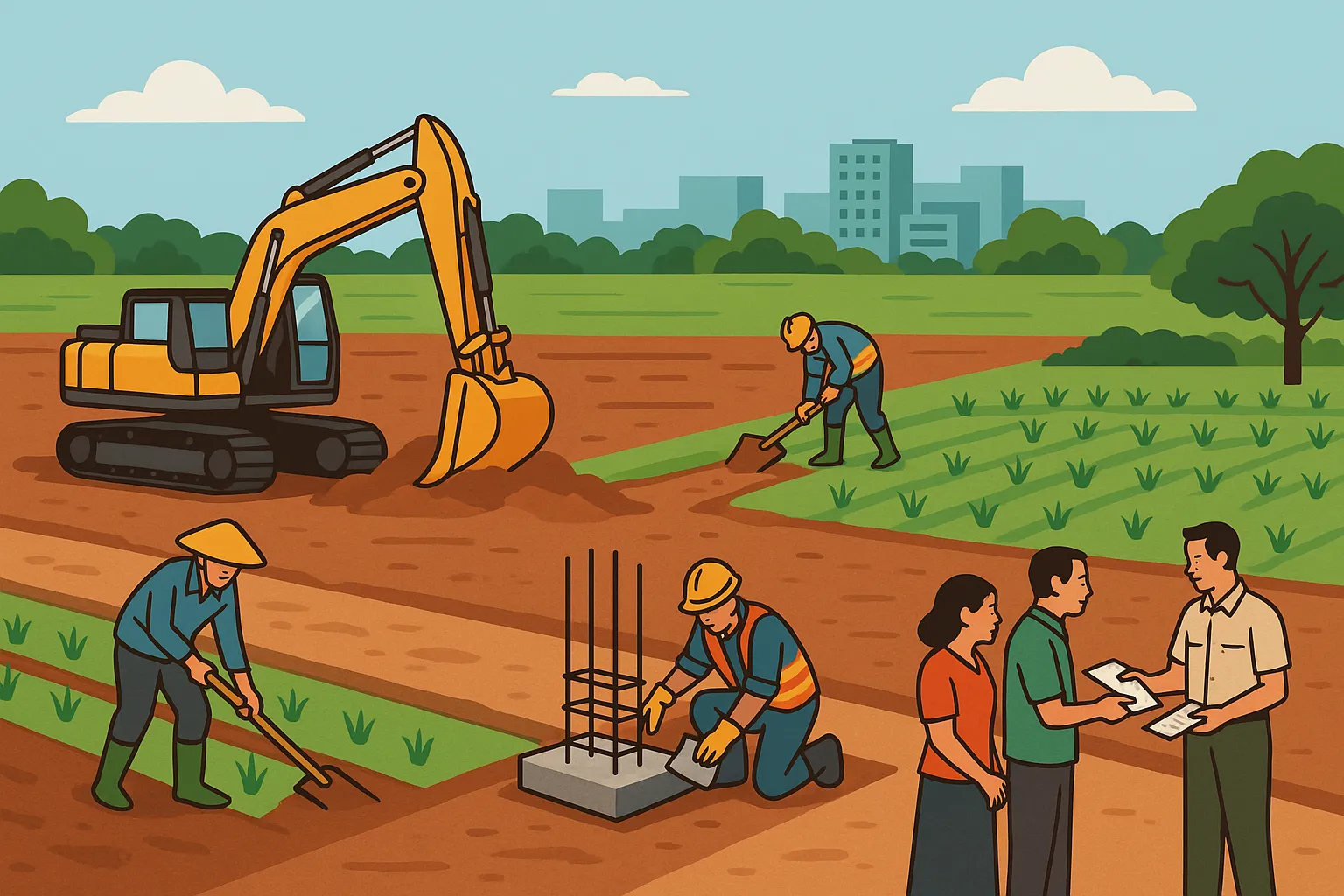 Các khoản chi phí đầu tư vào đất còn lại bao gồm những gì?