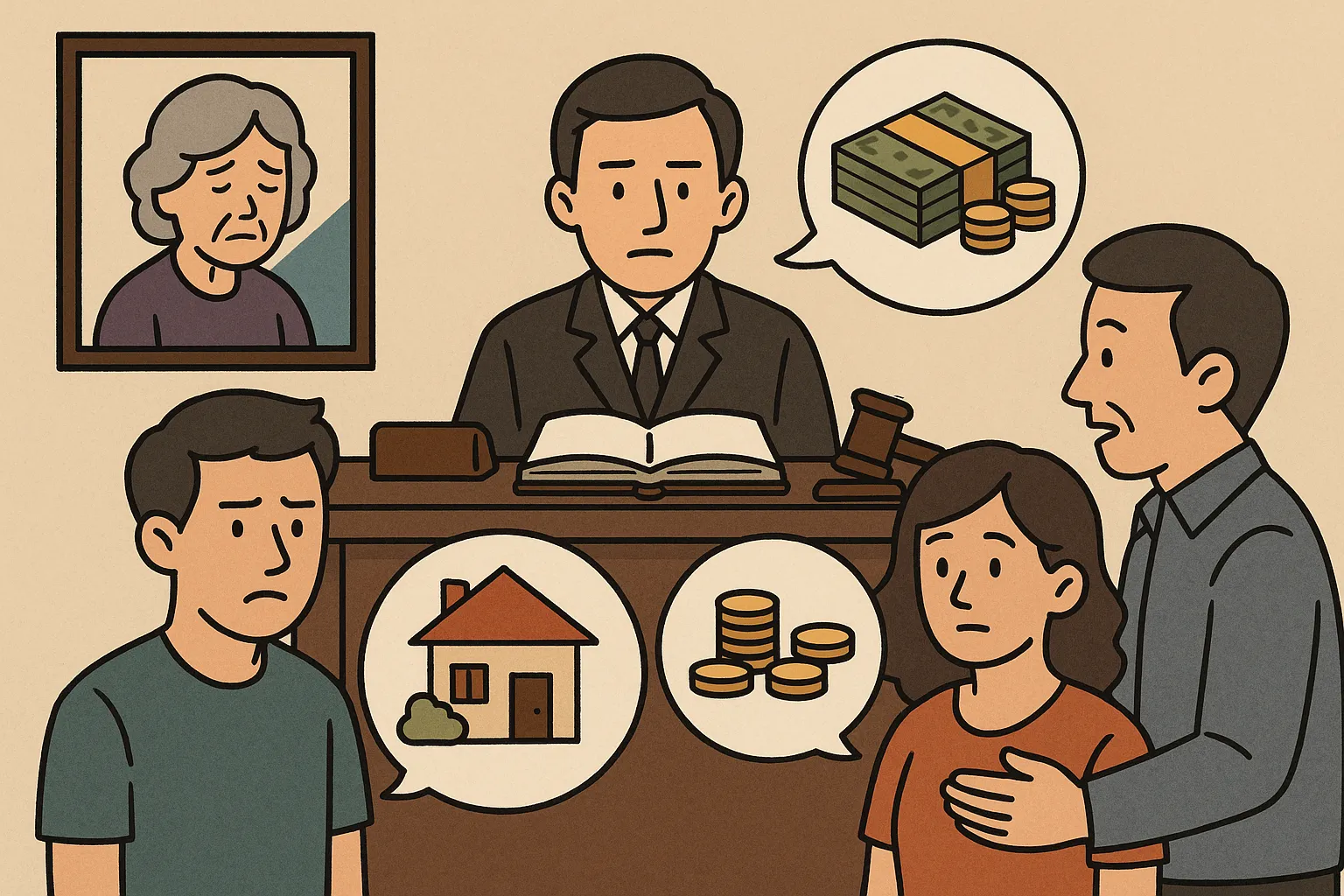 Tình huống giả định - Cháu nội và cháu ngoại có cùng hàng thừa kế không?
