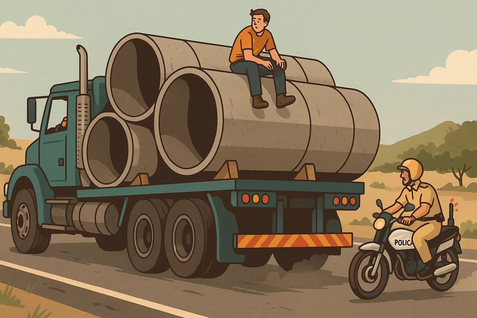 Khi vận chuyển hàng rời, xe ô tô chở hàng có bắt buộc phải che đậy kín không?