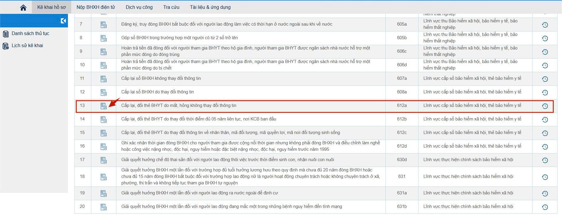 Bước 4. Tìm và chọn biểu mẫu