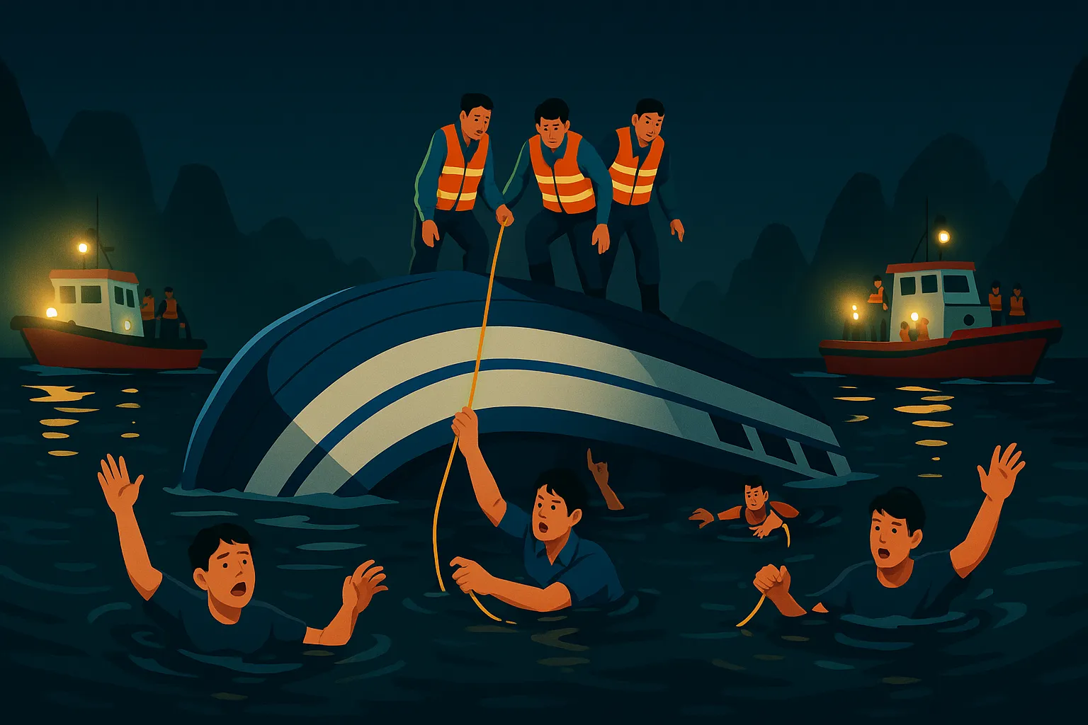 Trách nhiệm pháp lý và bồi thường thiệt hại trong vụ chìm tàu ở Hạ Long