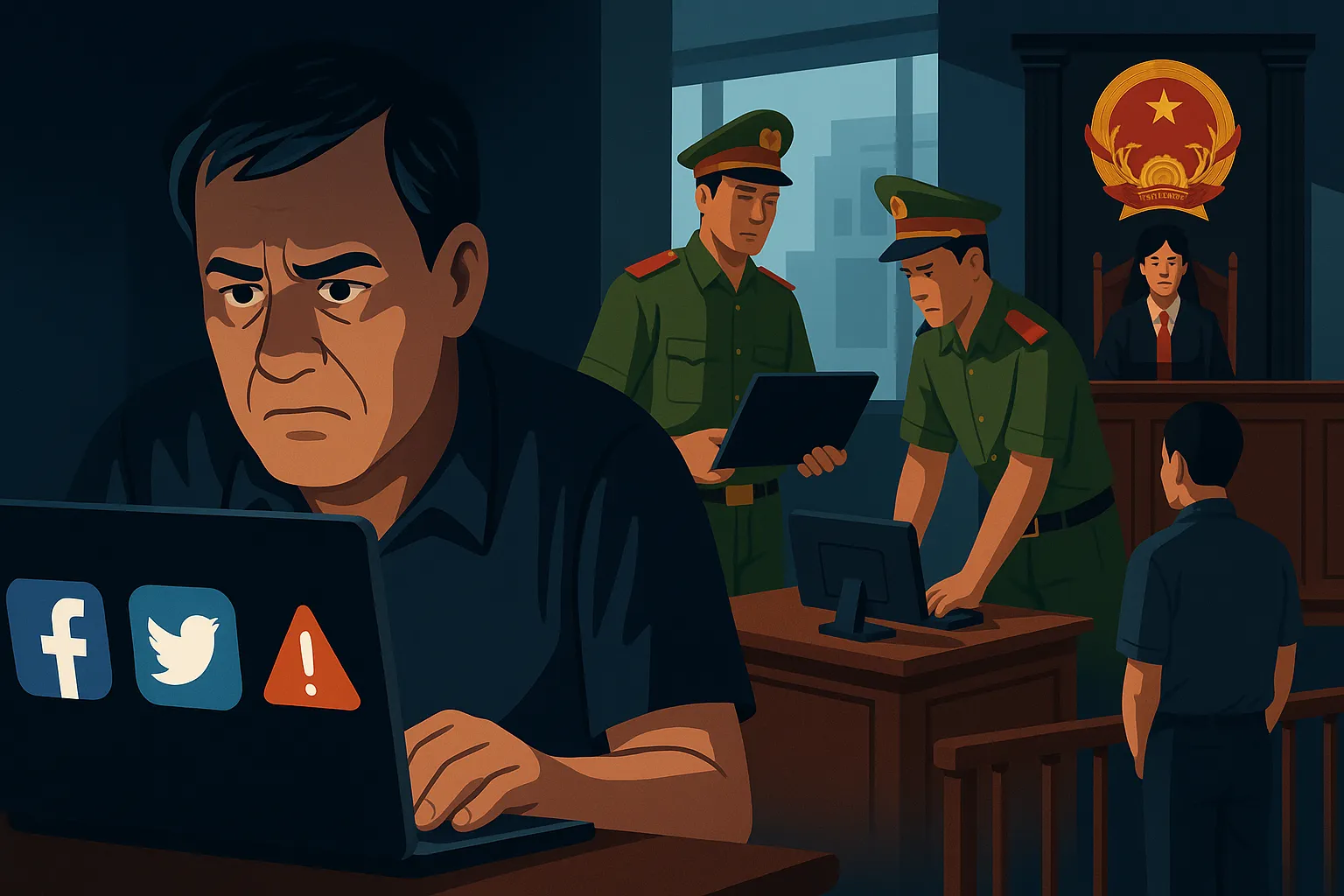 Đăng tải bài viết chống Nhà nước CHXHCN Việt Nam thì bị xử lý hình sự thế nào?