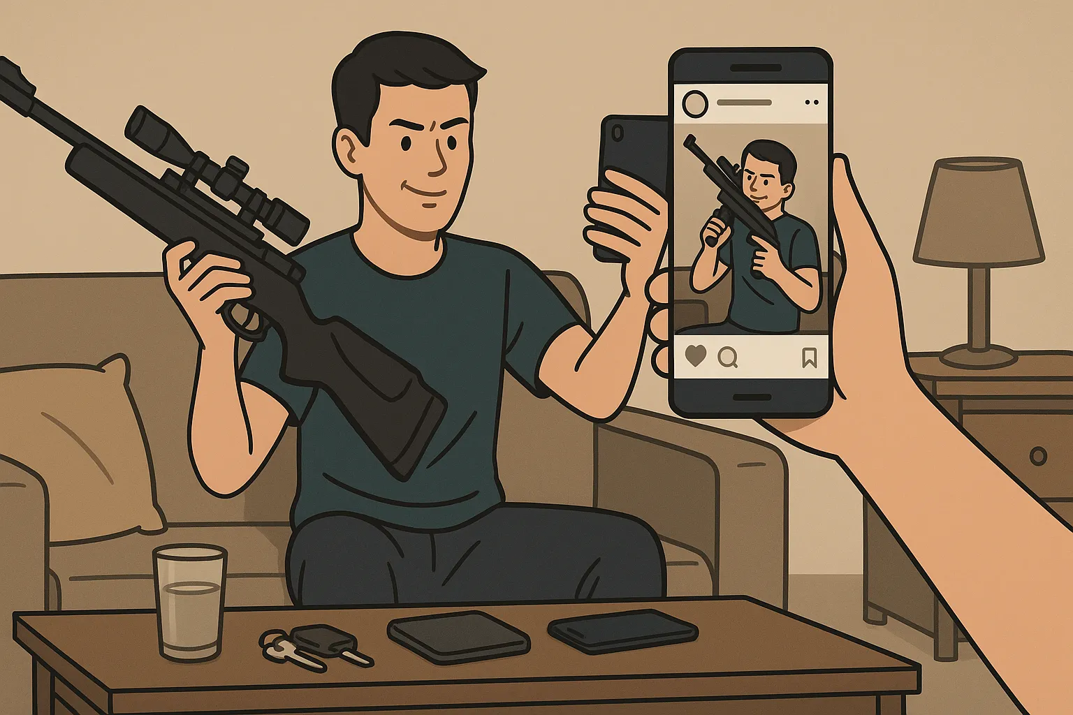 Tình huống giả định - Hành vi chiếm đoạt vũ khí thể thao bị xử phạt ra sao?