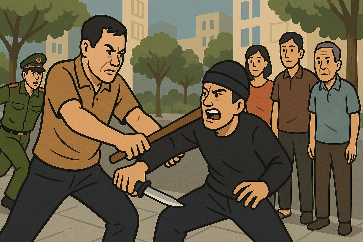 Khi nào gây thiệt hại trong lúc bắt giữ người phạm tội không bị xem là tội phạm?
