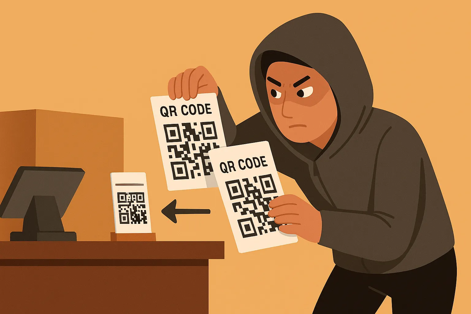 Đánh tráo mã QR để chiếm đoạt tiền bị phạt bao nhiêu?