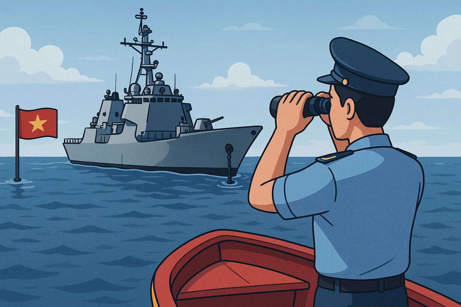 Hành vi đi vào vùng cấm trong lãnh hải Việt Nam là gì?