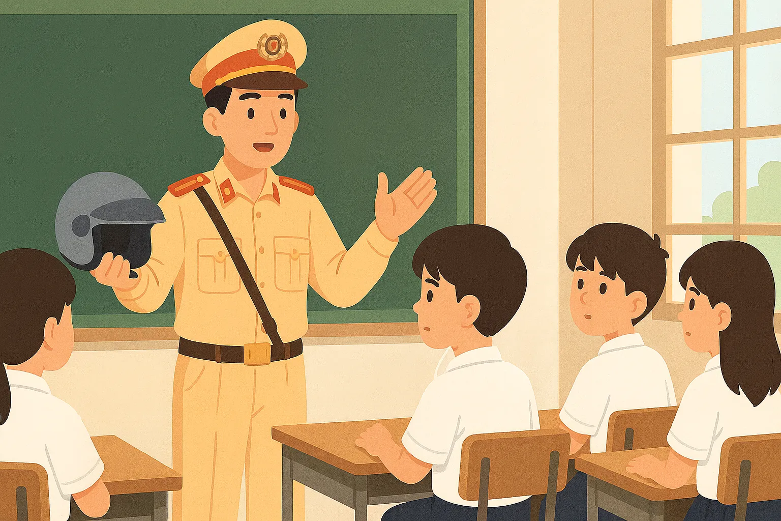 Ngồi sau xe đạp điện có bắt buộc đội mũ bảo hiểm không? 