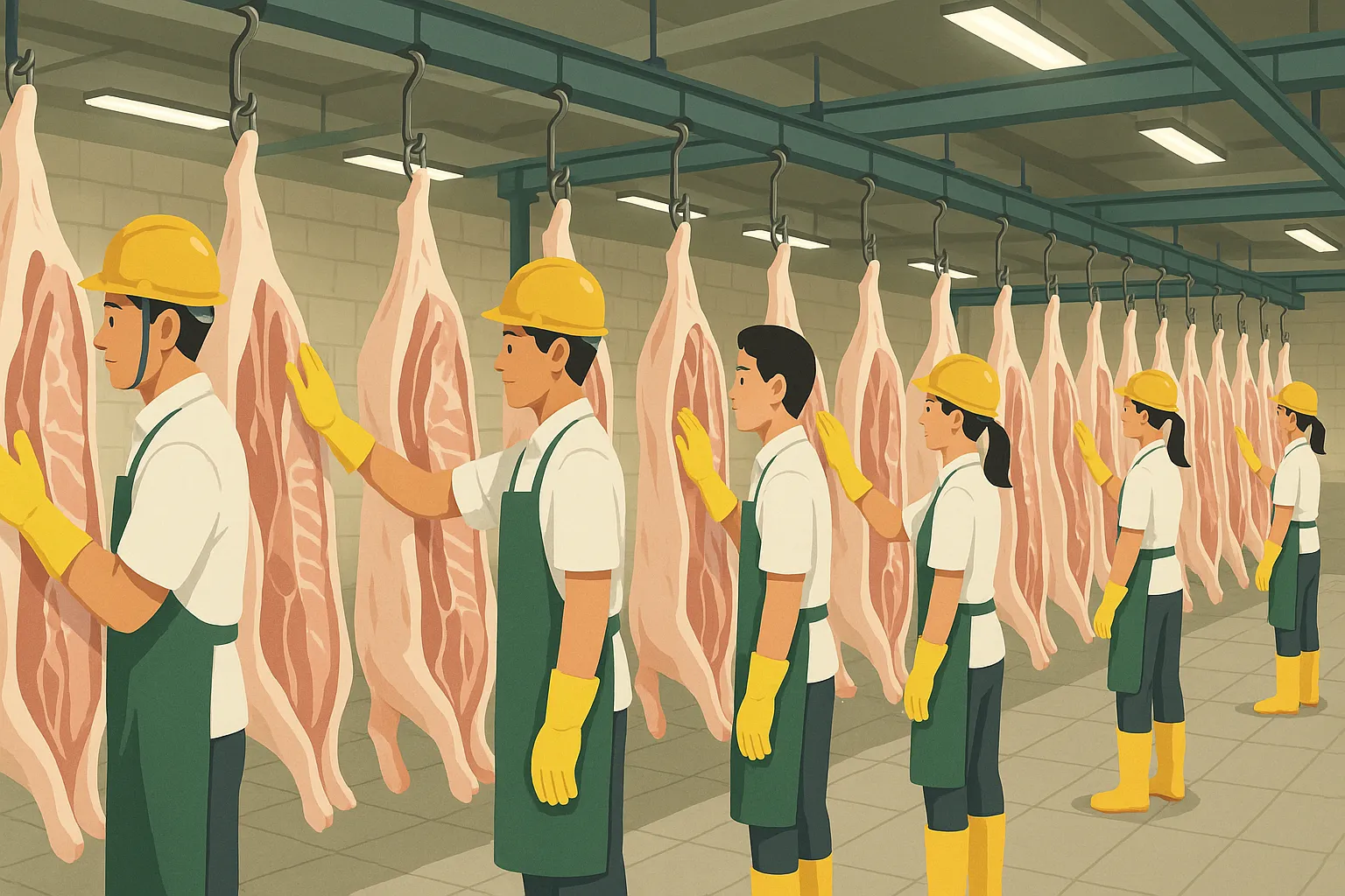 Kinh doanh thịt lợn tươi sống cần bảo đảm các điều kiện gì?