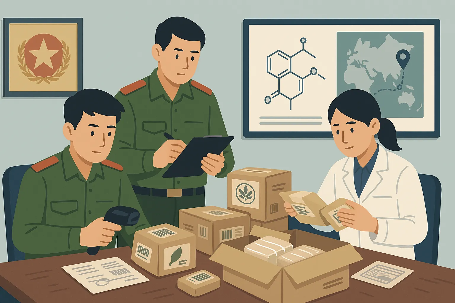 Mẫu chất ma túy dùng để truy nguyên nguồn gốc phải thực hiện ra sao?