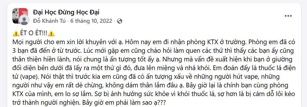 “Ét ô ét” được sử dụng phổ biến trên fb