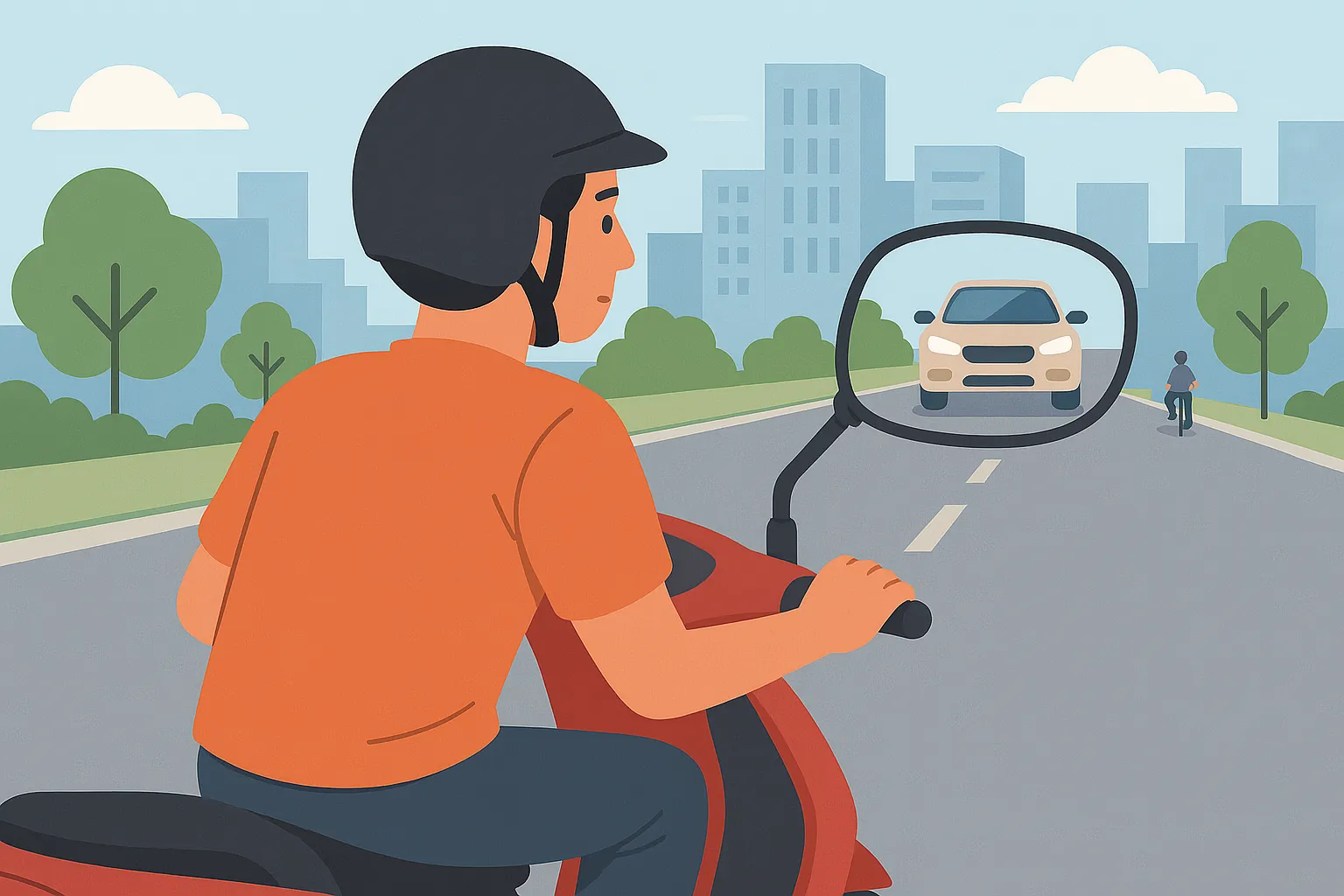 Công dụng của gương chiếu hậu là gì?