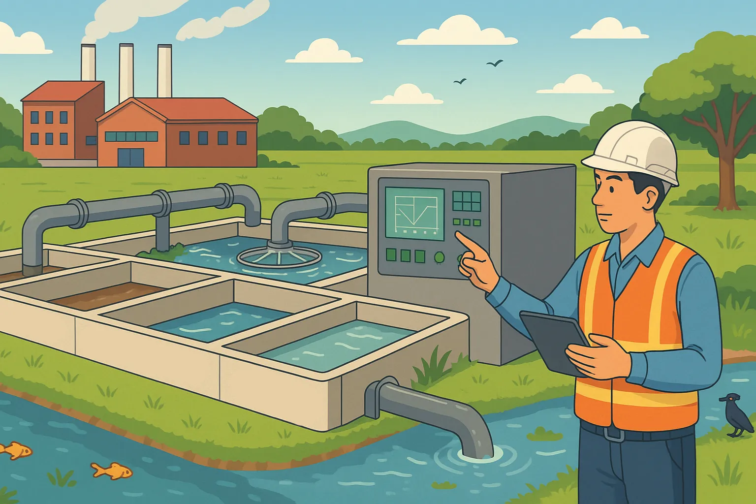 Hệ thống xử lý nước thải cần đáp ứng yêu cầu gì?