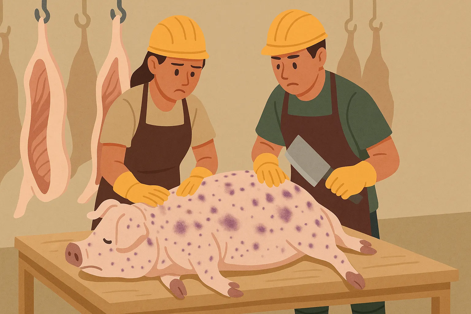 Giết mổ và kinh doanh thịt lợn cần tuân thủ quy định an toàn thực phẩm nào?