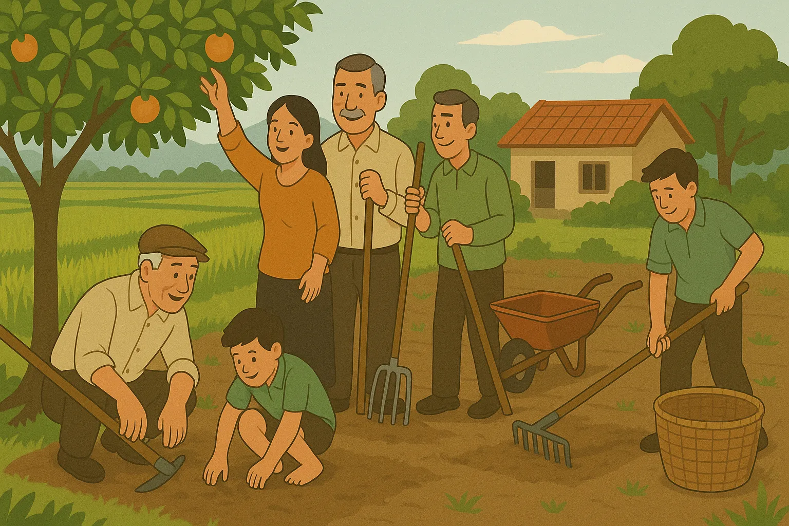 Chia thừa kế đất nông nghiệp của hộ gia đình được thực hiện như thế nào?