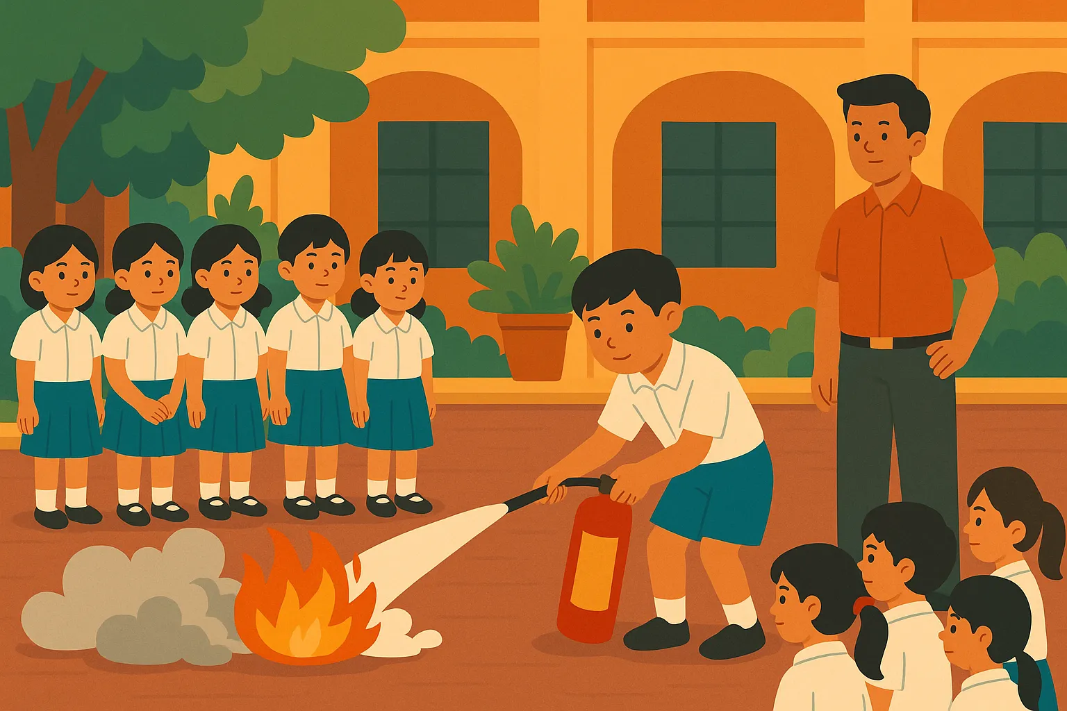 Nội dung giáo dục phòng thủ dân sự được dạy ở môn học nào?