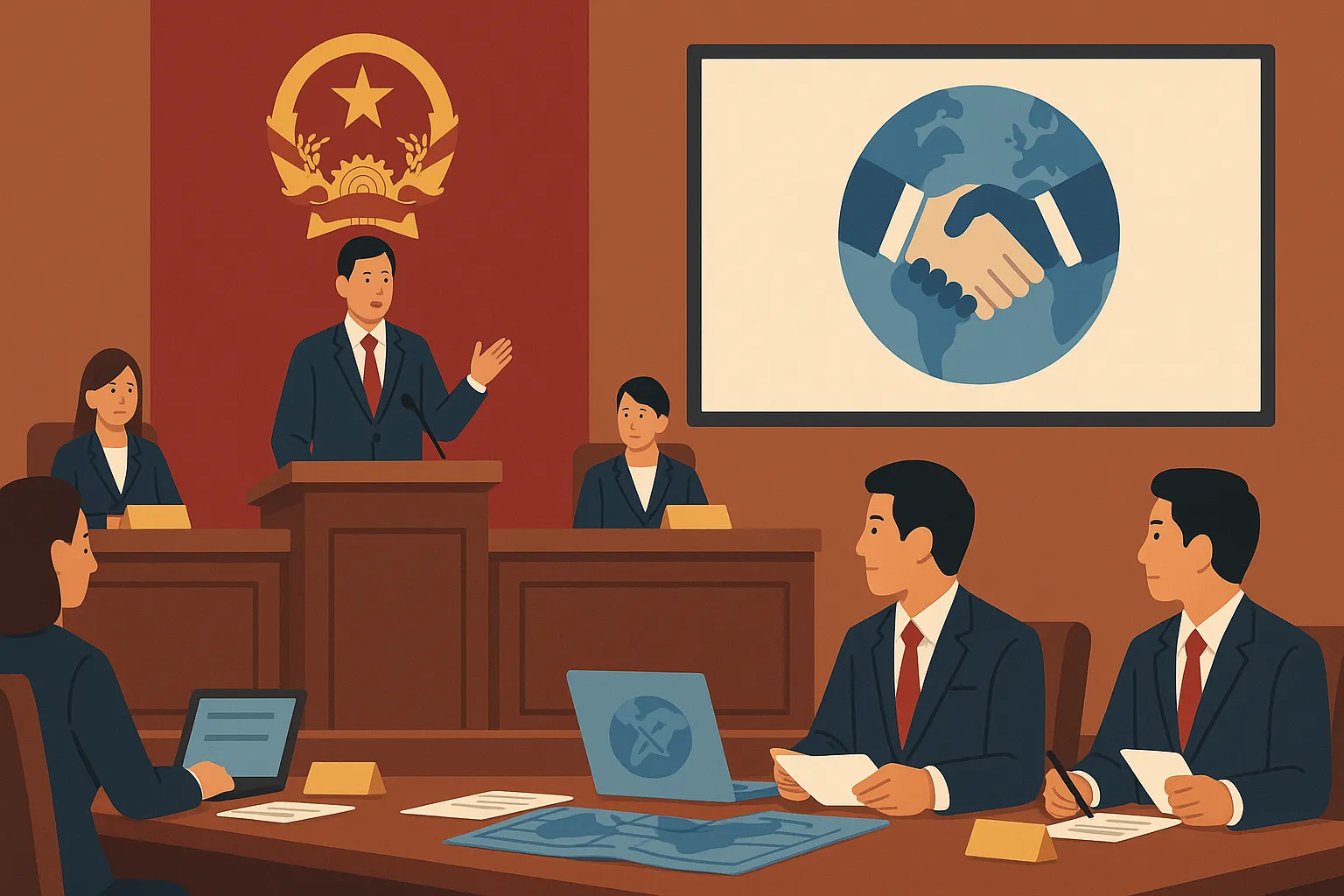 Gia nhập điều ước quốc tế là gì?