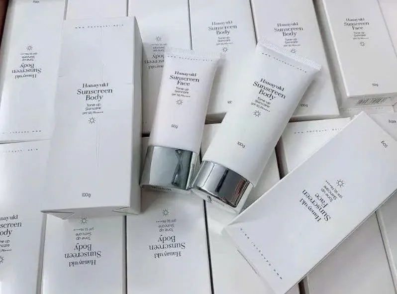 Phát hiện sản phẩm kem chống nắng Hanayuki Sunscreen Body là hàng giả