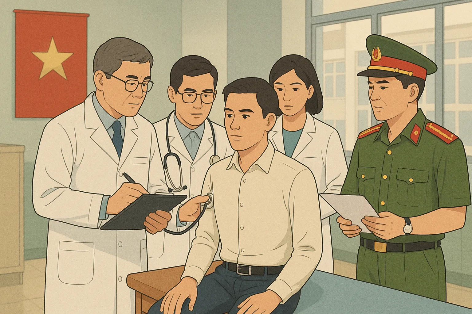 Khám sức khỏe nghĩa vụ quân sự là gì?