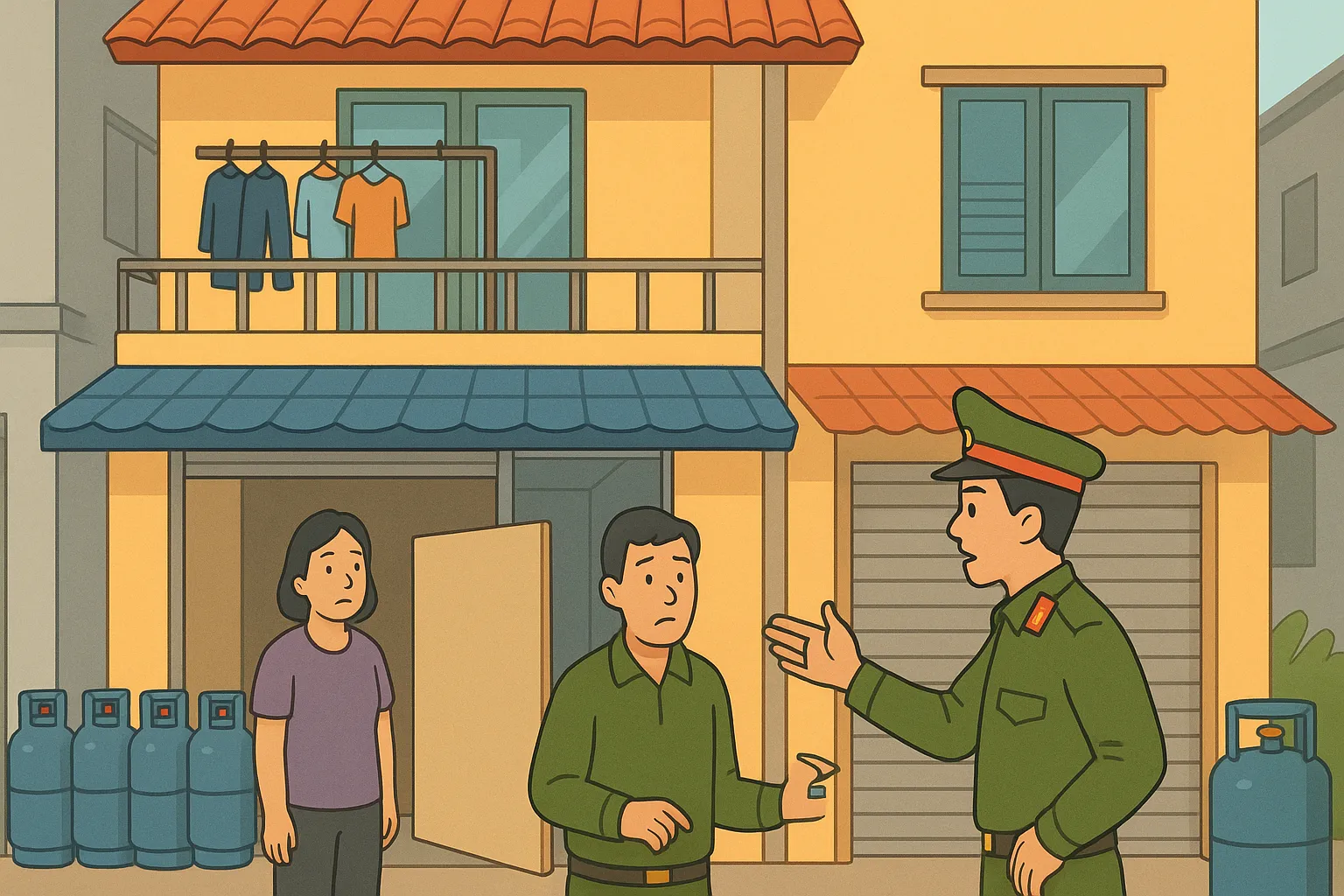 Nhà ở kết hợp kinh doanh hàng hóa dễ cháy nổ cần đáp ứng điều kiện gì?