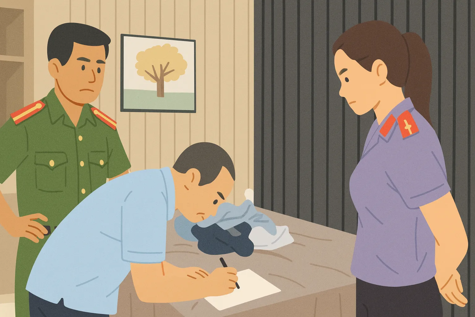 Khung hình phạt đối với hành vi cướp tài sản và cố ý gây thương tích