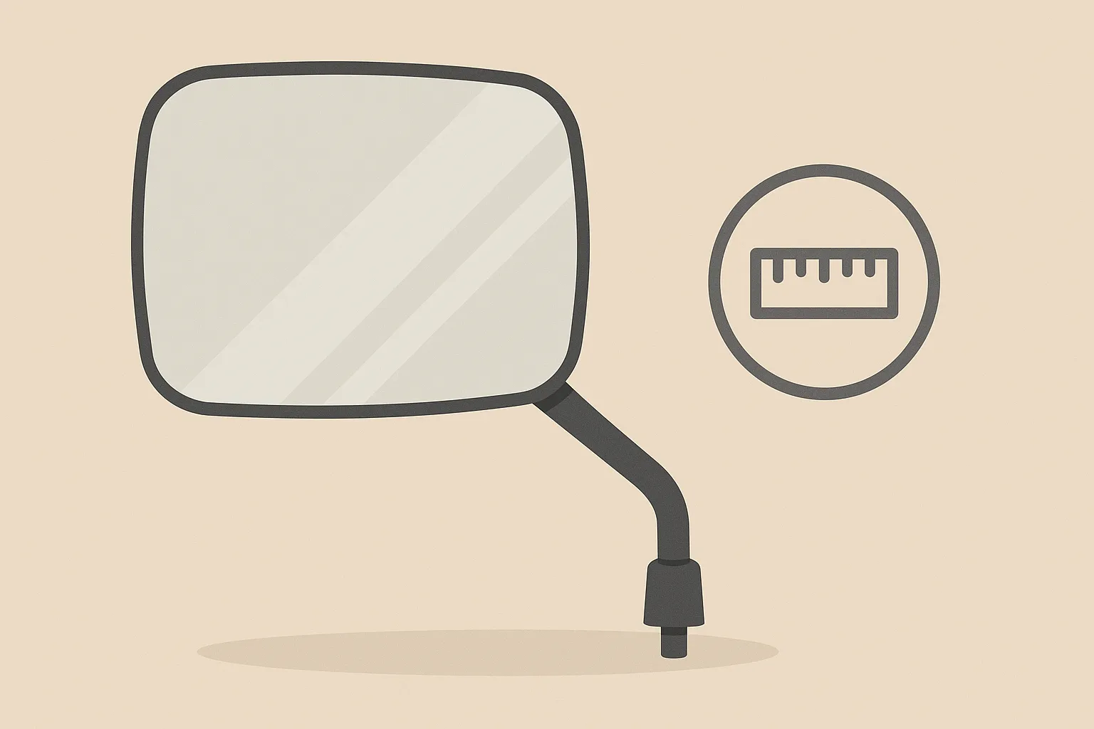 Diện tích bề mặt phản xạ của gương chiếu hậu được quy định ra sao?