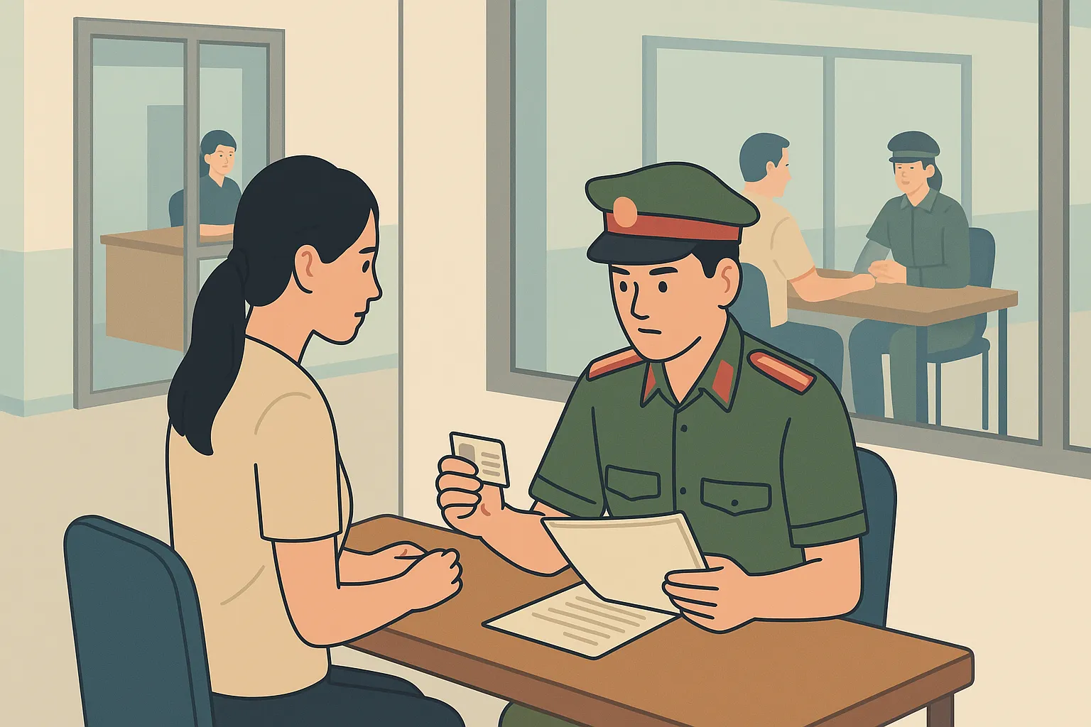 Cơ sở giam giữ có trách nhiệm gì khi tổ chức cho người bị tạm giữ, tạm giam gặp thân nhân?