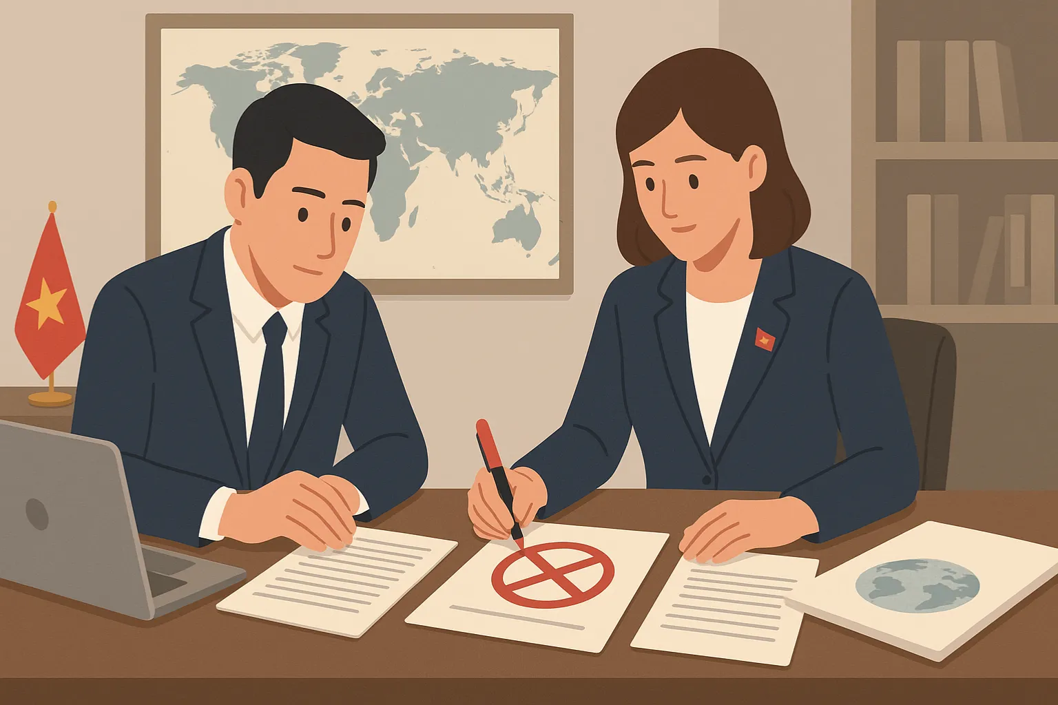 Hồ sơ trình quyết định từ bỏ điều ước quốc tế gồm những tài liệu gì?