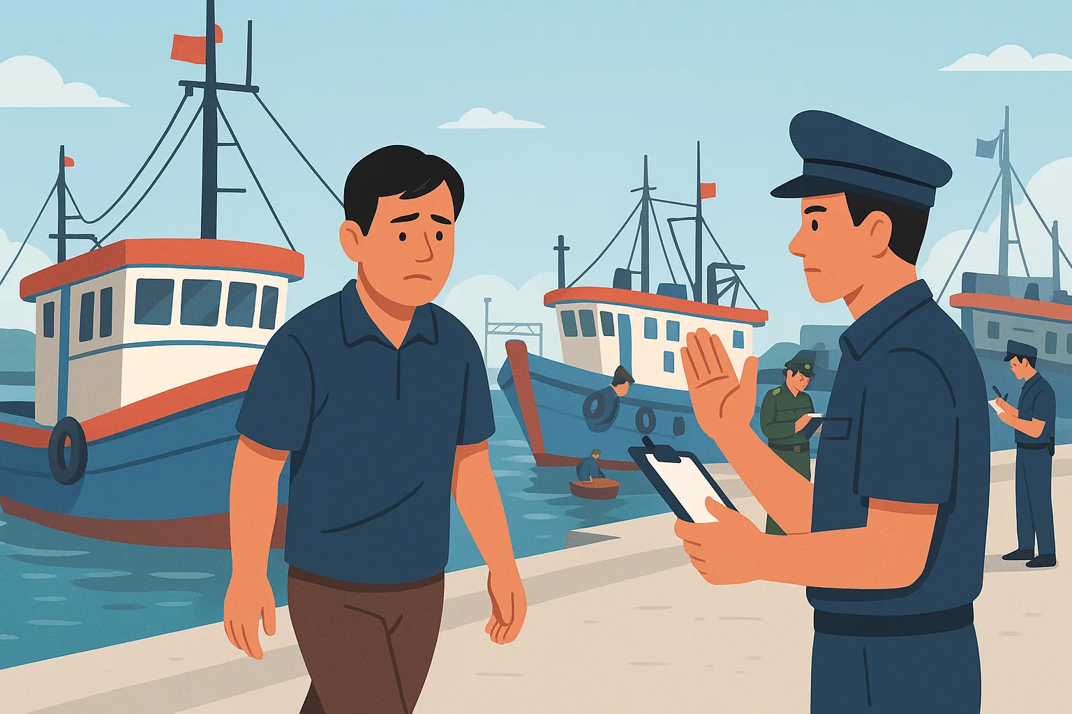 Khai thác thủy sản không báo cáo là gì?